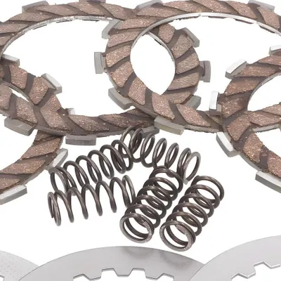 Immagine prodotto di Set di dischi frizione a 4 dischi per Derbi Senda, GPR, Aprilia RX, SX, Gilera SMT, RCR, EBE, EBS, D50B0