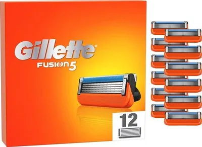 Produktbild von Gillette Fusion5 Rasierklingen für Männer - 12 Nachfüllklingen