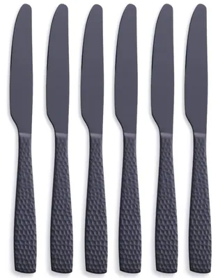 Produktbild von Tafelmesser Edelstahl Schwarz 6-teilig