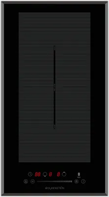 Produktbild von Wolkenstein WIF2-FZF, Schwarz, Integriert, 28.8 cm, Zonen-Induktionskochfeld, Glaskeramik, 2 Zone(n)