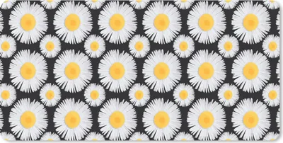 Produktbild von MuchoWow® Mauspad Mousepad Muster - Gänseblümchen - Blumen - Mädchen - Kinder - Kinder 60x30 cm - Mousepads - Maus Mat - Pad - Mausunterlage - Nachhaltig