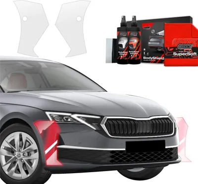 Produktbild von 2in1 Schutzfolie Grizz Protector für Stoßstange - Skoda Octavia 4 Hatchback (2024-2025)