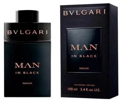 Produktbild von BVLGARI Man in Black, Männer, 100 ml, Nachfüllbare Flasche, Flüssiges Parfüm, Bernstein, Gewürz, Leder, Tuberose