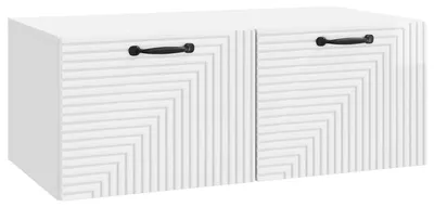 Image de Meuble TV mural Montage mural Blanc brillant 78,5 x 41 x 30 cm