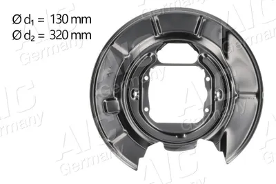Produktbild von AIC Spritzblech Bremsscheibe für BMW 5 Touring (E39) Hinten Links 57130 Ankerblech