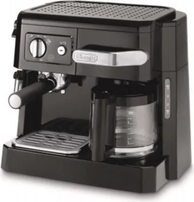 Obrázek produktu pro De’Longhi BCO 411.B, Kombinovaný kávovar, 1 l, Kávová kapsle, Mletá káva, 1750 W, Černá