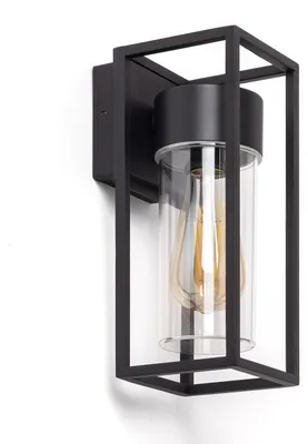 Produktbild von Wandleuchte Außen Aluminium Siawja Schwarz