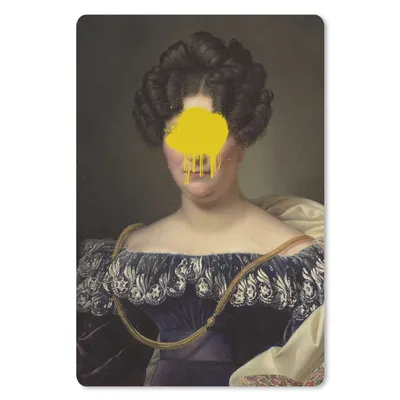 Produktbild von MuchoWow® Mauspad Mousepad Johanna Henriette Engelen - Dubois Drahonet - Gemälde 40x60 cm - Mousepads - Maus Mat - Pad - Mausunterlage - Schreibtisch Accesoire