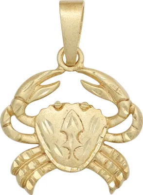 Produktbild von JOBO Anhänger Sternzeichen Krebs 925 Sterling Silber gold vergoldet matt