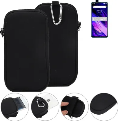 Produktbild von K-S-Trade Neopren-Hülle Handyhülle kompatibel mit UMIDIGI S5 Pro Schutzhülle Neoprenhülle Sleeve Schutz-Hülle Gürtel Tasche Case Holster