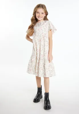 Immagine prodotto di SAPORTA, vestito per bambina (bambini), cotone bianco con fiori, taglia 140