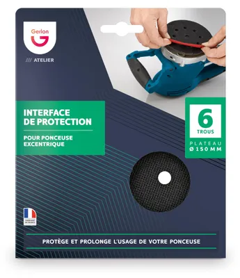 Immagine prodotto di Levigatrice orbitale da 150 mm con 6 fori