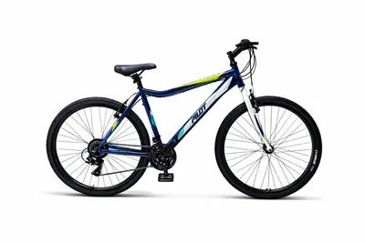 Produktbild von Pilot Bike 26 Zoll, Mountainbike MTB Damen & Jugend Fahrrad Shimano 21 Gang Unisex Fahrrad DISTROLL Blau