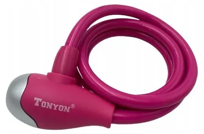 Produktbild von TONYON Fahrradschloss Kabel 120cm Sicherheitsschloss mit Schlüssel
