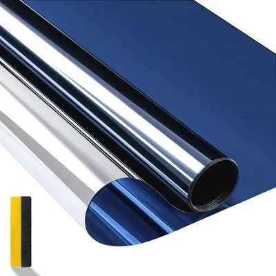 Obrázek produktu pro Fólie na okna s UV ochranou a sluneční ochranou, samolepicí, pro zajištění soukromí a energetickou účinnost – 59,5 x 200 cm