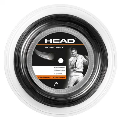 Produktbild von HEAD Sonic Pro Tennis Saitenrolle Schwarz 200m