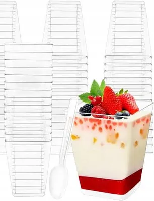 Obrázok produktu pre Mini dezertné nádoby na opakované použitie 160ml 24ks