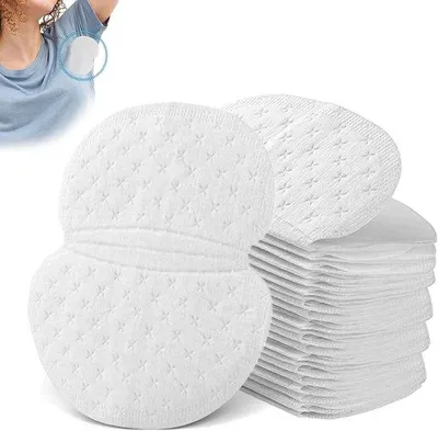 Immagine prodotto di 100 salviette assorbisudore, salviette assorbisudore, assorbisudore per donne e uomini, monouso, impercettibili, comode, inodori