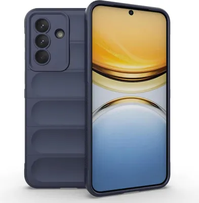 Produktbild von Mobigear Bumpy  Samsung Galaxy A37 Hülle Flexibles TPU Backcover - Dunkelblau