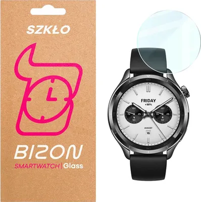 Produktbild von Gehärtetes Glas für Xiaomi Watch S4, Bizon Glass Watch Clear, Transparent