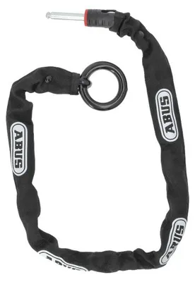 Obrázek produktu pro Vkládací řetěz zámku rámu ABUS - Adaptor Chain 2.0 6KS - Řetěz pro sekundární zabezpečení kola - tloušťka 6 mm - délka 85 cm - černý