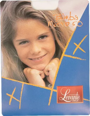 Immagine prodotto di Collant bimba 1 paio calze bambina femmina 50 den 55 dtex microfibra LEVANTE articolo BIMBA MICRO 50 COLLANT, Anni 9/11, Poliammide 86%,Spandex 14%
