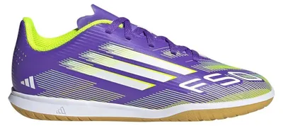 Produktbild von adidas F50 Club Indoor Purple Rush Cloud White Lucid Lemon (GS) - EU 33.5