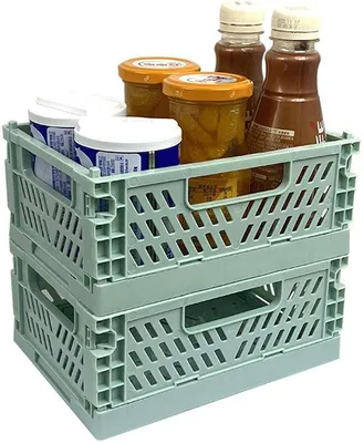 Immagine prodotto di Scatole pieghevoli salvaspazio per cosmetici e piccoli oggetti - set da 2
