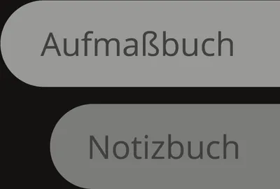Produktbild von Aufmaßbuch Notizbuch