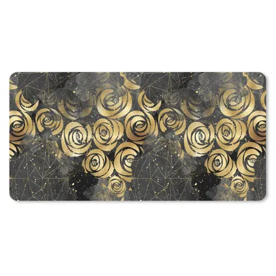 Produktbild von MuchoWow® Mauspad Mousepad Marmor - Gold - Rose - Muster 60x30 cm - Mousepads - Maus Mat - Pad - Mausunterlage - Nachhaltig