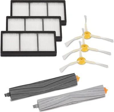 Produktbild von iRobot Roomba Ersatz Teile Set Kit Serie 800 900 Filter Seiten Bürste Bürsten