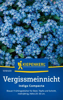 Produktbild von Kiepenkerl Vergissmeinnichtsamen Indigo Compacta Myosotis sylvatica 80 Pflanzen