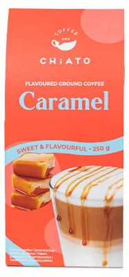 Produktbild von Gemahlener Kaffee mit Karamellgeschmack CHiATO Caramel, 250 g