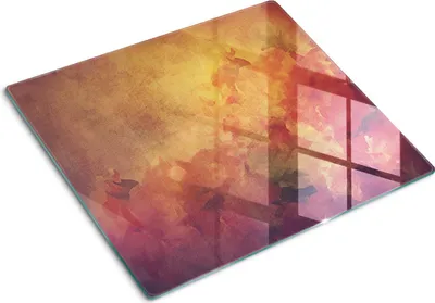 Imagen del producto de Cubierta para placa de cocina – Cubierta para placa de inducción – Placa de vidrio protectora – 60x52 cm – Placas de vidrio protectoras para cocina – Vidrio templado – Flores