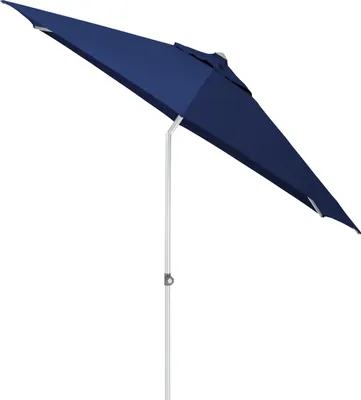 Produktbild von KETTLER Easy Push Schirm Ø 230 cm, UPF 50+, silber/ blau, Aluminium/Polyester mit PolyurethanBeschichtung