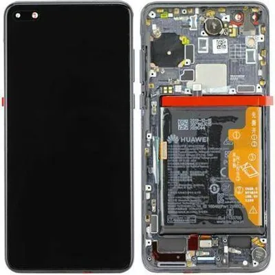 Produktbild von Original Huawei P40 OLED Display Touchscreen Bildschirm Rahmen Akku Schwarz  & Werkzeug
