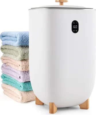 Zdjęcie produktu dla Podgrzewacz ręczników COSTWAY 35L, suszarka do ręczników, elektryczny podgrzewacz sufitowy z timerem 20-90 minut, trybem suszenia 2-5H i funkcją automatycznego wyłączania