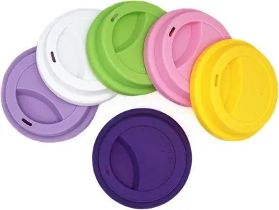 Produktbild von Famanu wiederverwendbare Silikondeckel - Set von 6 - auslaufsicher - verschiedene Farben - geeignet für Schalen, Töpfe und Aufbewahrungsboxen
