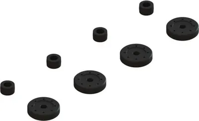 Obrázek produktu pro Arrma Písty a distanční vložky tlumičů (4 tlumiče) / ARA330570