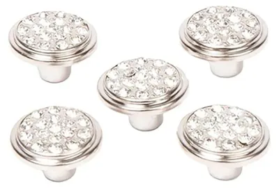 Produktbild von Harry´s Horse Crystal Knopf 5 Stücke Silber  Silber One Size