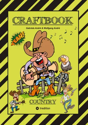 Produktbild von Craftbook - 100 Seiten Wilder Westen - Country Music - Cowboys & Cowgirls - Banditen - Indianer - Saloon - Pferde - Knifflige Rätsel - Ausgaben