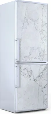 Produktbild von Magnete Dekorative - 70 cm x 190 cm - Küche - Magnetmatte Kühlschrankmagnete - Weiss Marmor