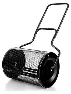 Produktbild von Kompoststreuer mit U-Griff, 75L, Gartenstreuer für Dünger und Saatgut, Schwarz