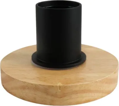 Produktbild von Olucia – Holztischlampe ohne Lampenschirm, Modell Rika