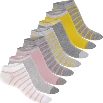 Produktbild von Footstar Damen Motiv Sneaker Socken (8 Paar) Kurze süße Söckchen mit Mustern - Pastell Mix 39-42