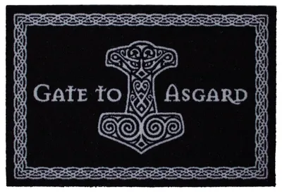 Produktbild von Gate to Asgard Schwarz 60 x 40 cm