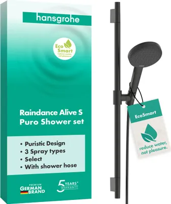 Obrázek produktu pro Hansgrohe Raindance Alive Select S Glijstangcombinatie 65 cm Brushed Black