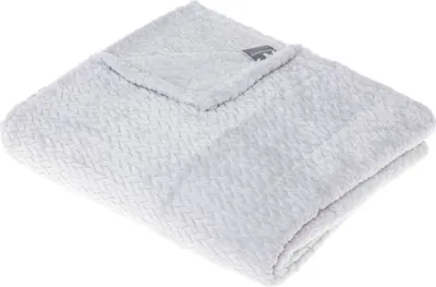 Produktbild von Plaid "zopf" flanell 125x150cm - Atmosphera créateur d'intérieur