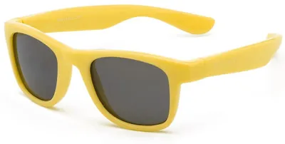 Imagen del producto de Gafas de sol para niños, protección UV400, color amarillo, talla para niños de 3 a 10 años, ideales para días soleados