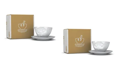 Produktbild von Fiftyeight Tassen-Set 2-tlg. 200 ml Nr 004 weiß Kaffeetassen